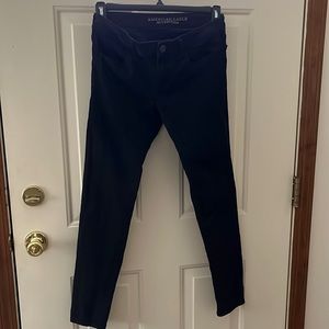 American Eagle size 10 black jeggings
